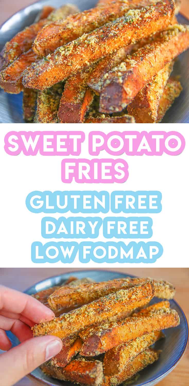 Gluten Free Sweet Potato Fries Recipe with a Polenta and Herb Crumb