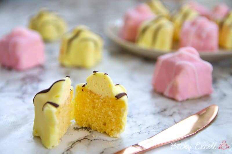 Gluten Free French Fancies Recipe (dairy free, low FODMAP)
