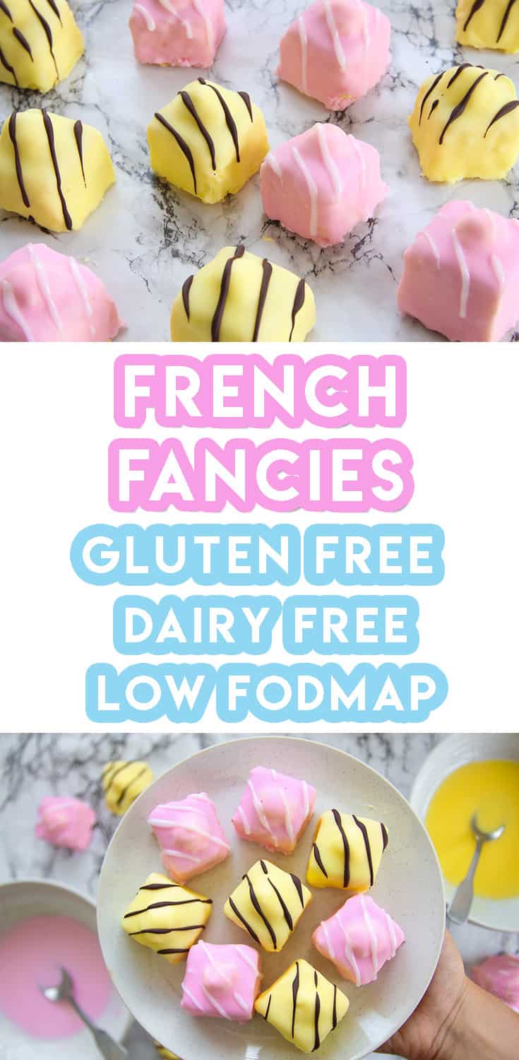 Gluten Free French Fancies Recipe (dairy free, low FODMAP)