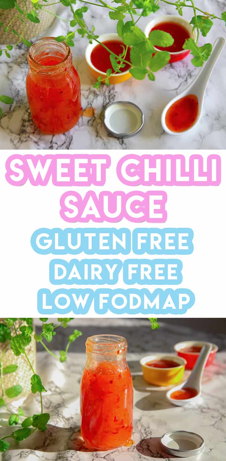 Low FODMAP Sweet Chilli Sauce Recipe (gluten free, dairy free)