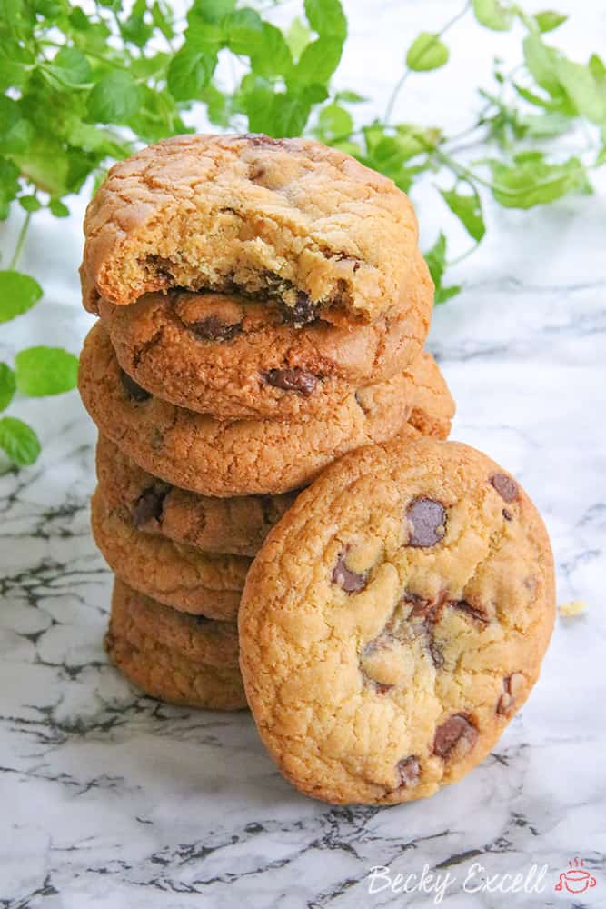 My Chewy Gluten Free Choc Chip Cookies Recipe dairy Free Low FODMAP 