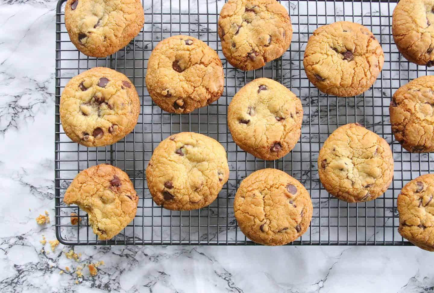 My Chewy Gluten Free Choc Chip Cookies Recipe dairy Free Low FODMAP 