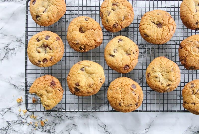 My Chewy Gluten Free Choc Chip Cookies Recipe (dairy free, low FODMAP)
