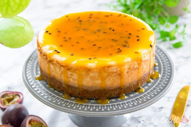 My Gluten Free Passion Fruit Baked Cheesecake Recipe 6467