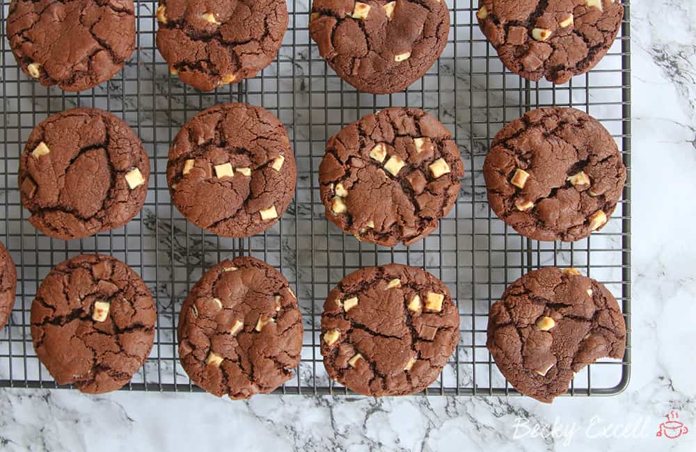 Gluten Free Triple Chocolate Cookies Recipe