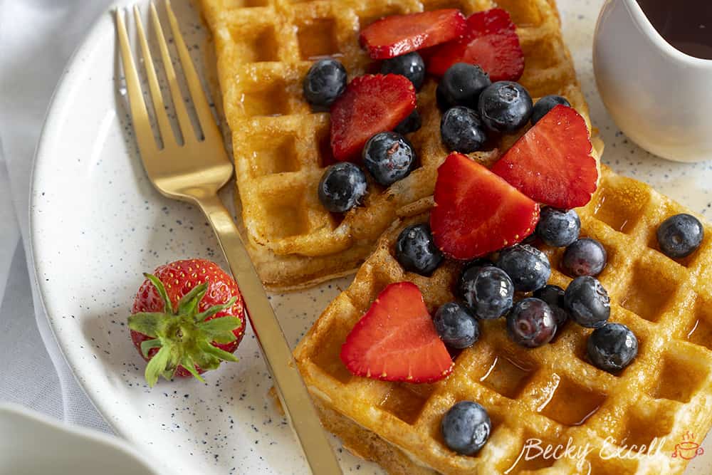 My 4 Ingredient Gluten Free Waffle Recipe Dairy Free Low Fodmap