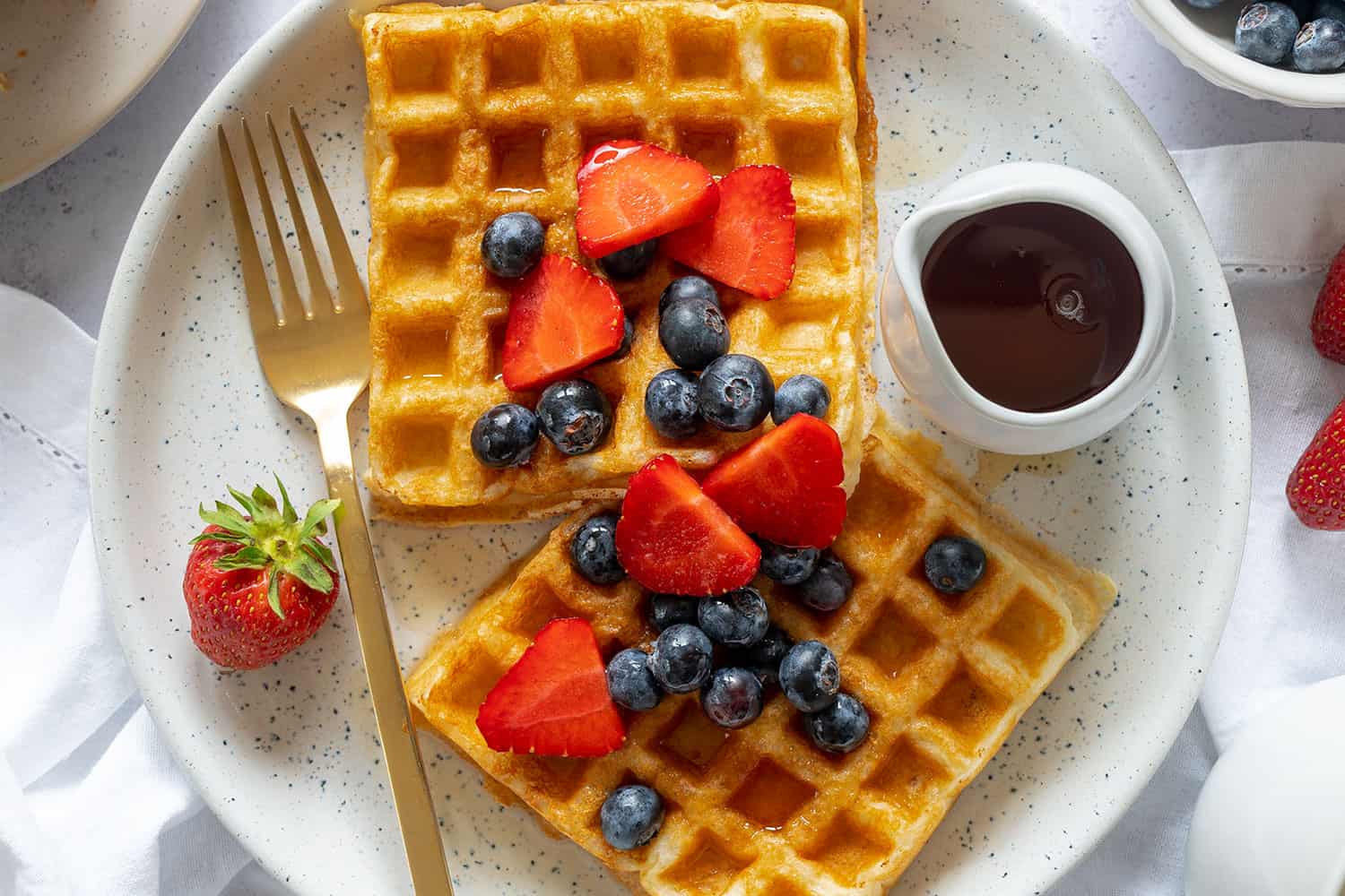 My 4 Ingredient Gluten Free Waffle Recipe Dairy Free Low Fodmap