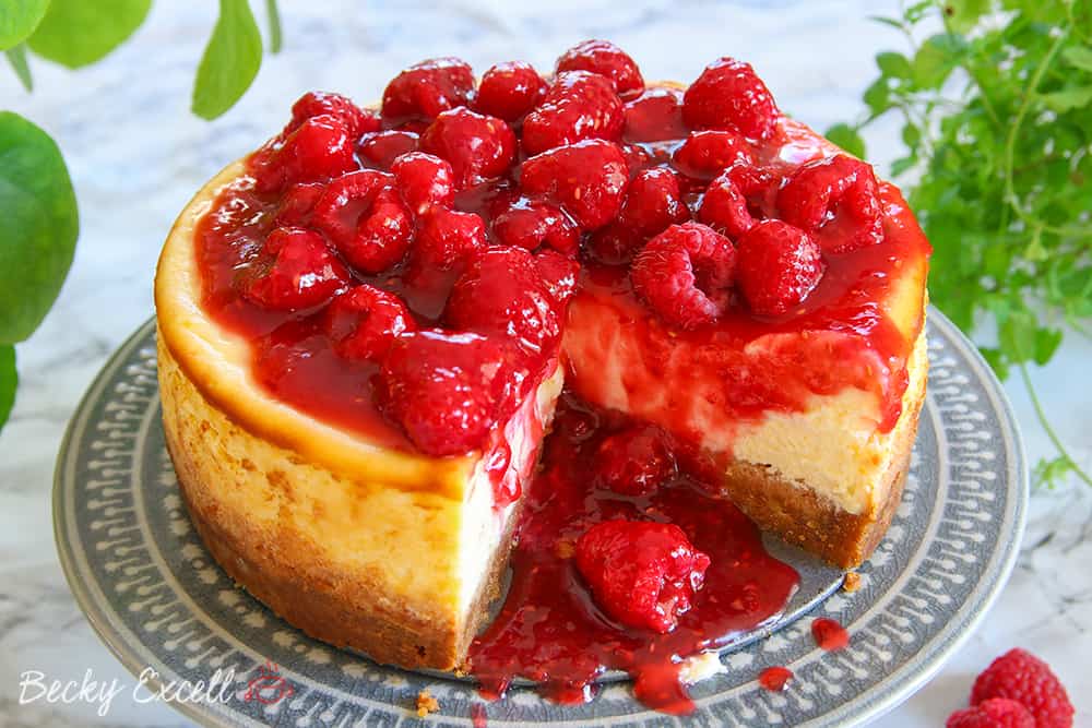 Gluten Free Baked New York Cheesecake Recipe with 