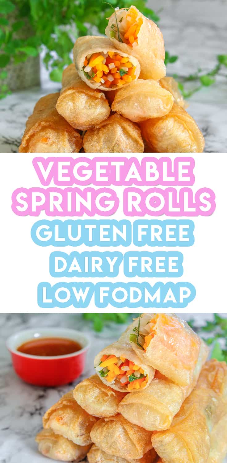 Mark's Gluten Free Vegetable Spring Rolls Recipe (low FODMAP)