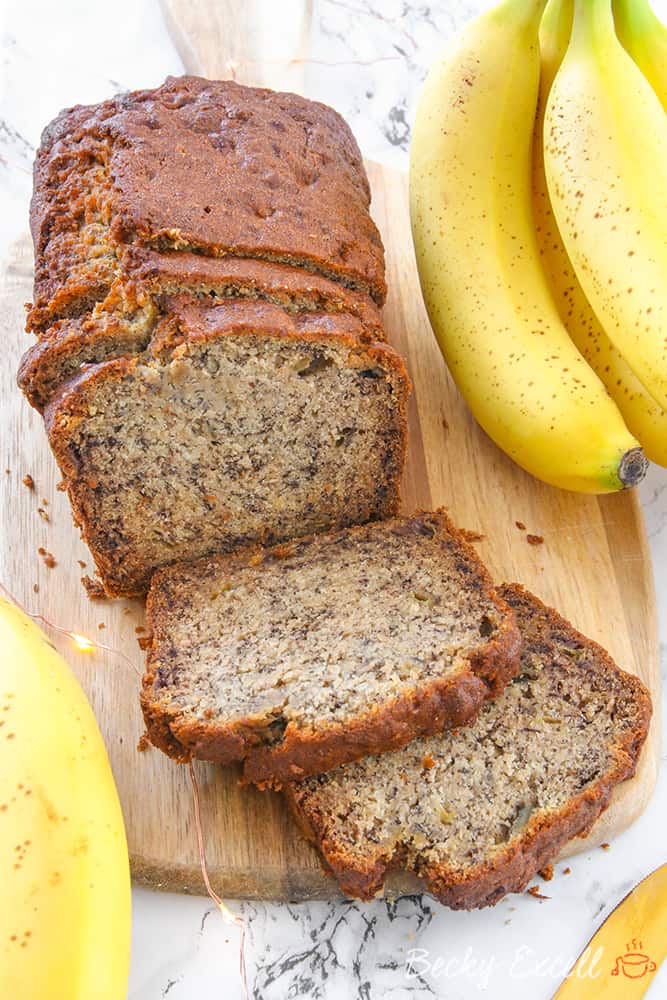 My 6 Ingredient Gluten Free Banana Bread Recipe