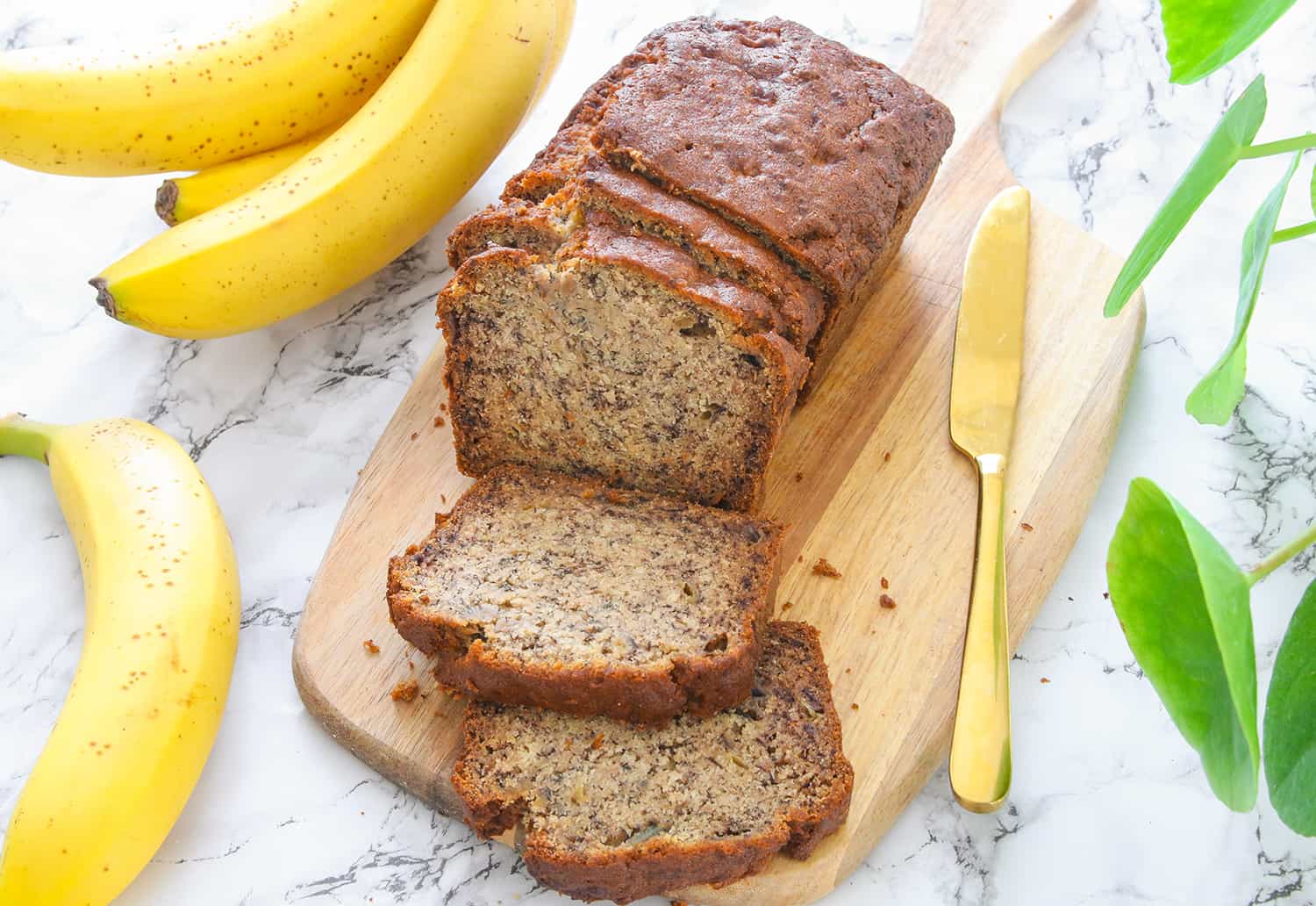 My 6 Ingredient Gluten Free Banana Bread Recipe