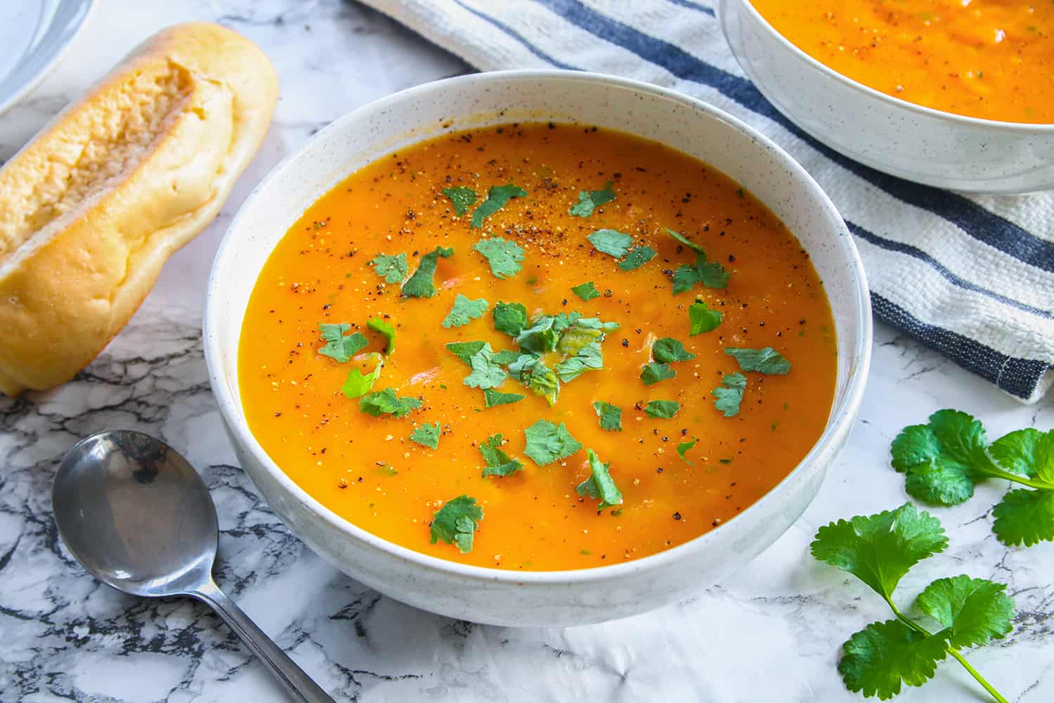 Easy Soup Maker Carrot Coriander Soup - We Eat At Last