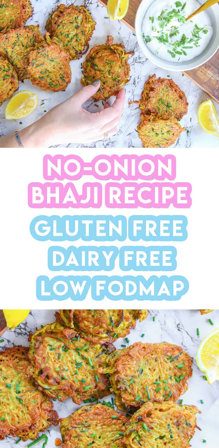 no-onion bhaji courgette fritters