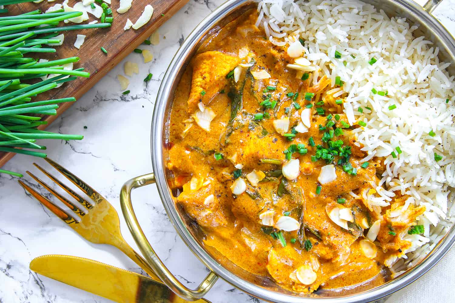 Gluten Free Coconut Chicken Curry Recipe low FODMAP Dairy Free 