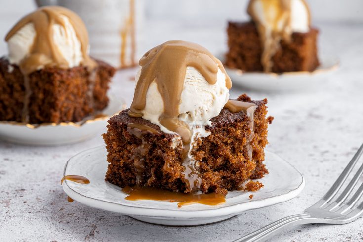 Gluten-free Sticky Toffee Pudding Recipe (low FODMAP/dairy free option)