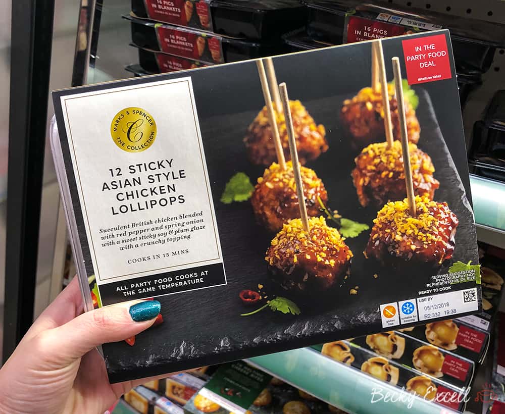 Marks and Spencer 12 Sticky Asian Style Chicken Lollipops - Gluten free