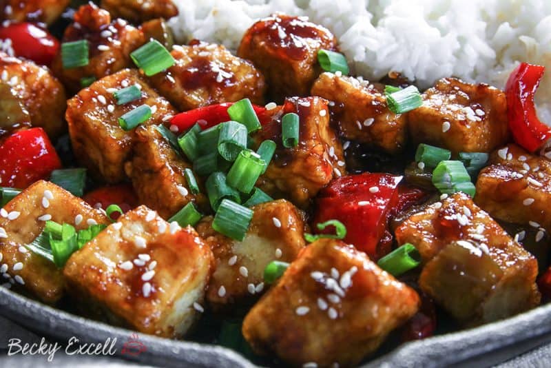 My Gluten Free Teriyaki Tofu Recipe (vegan + low FODMAP)