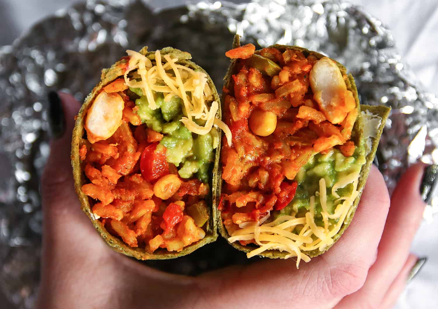 Gluten Free and Vegan Spicy Bean Burrito Recipe