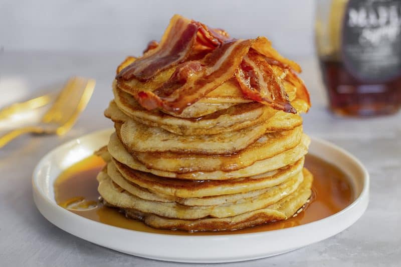 5-Ingredient Gluten Free American Pancakes Recipe (dairy free + low FODMAP)