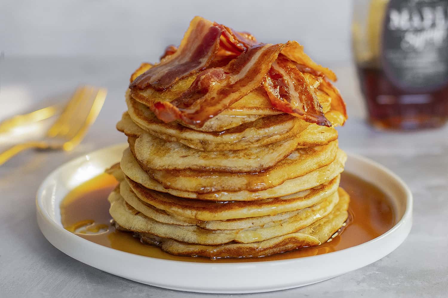 Gluten Free American Pancakes Recipe (dairy free + low FODMAP)