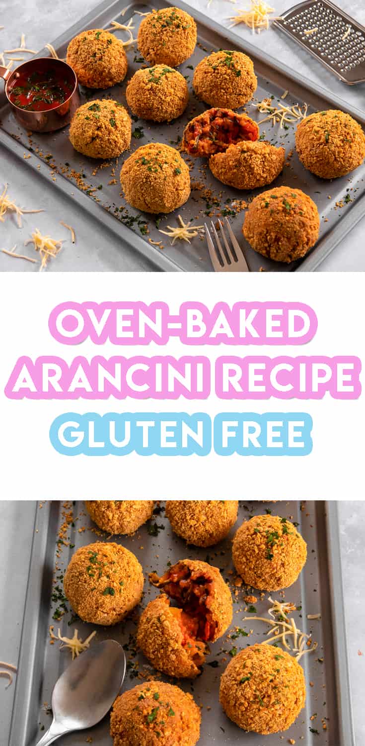 Oven-Baked Gluten Free Arancini Recipe - no frying required!