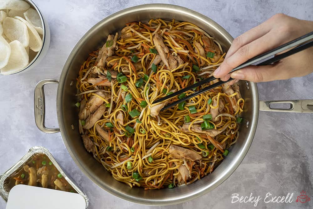 Gluten Free Chicken Chow Mein Recipe Takeaway style