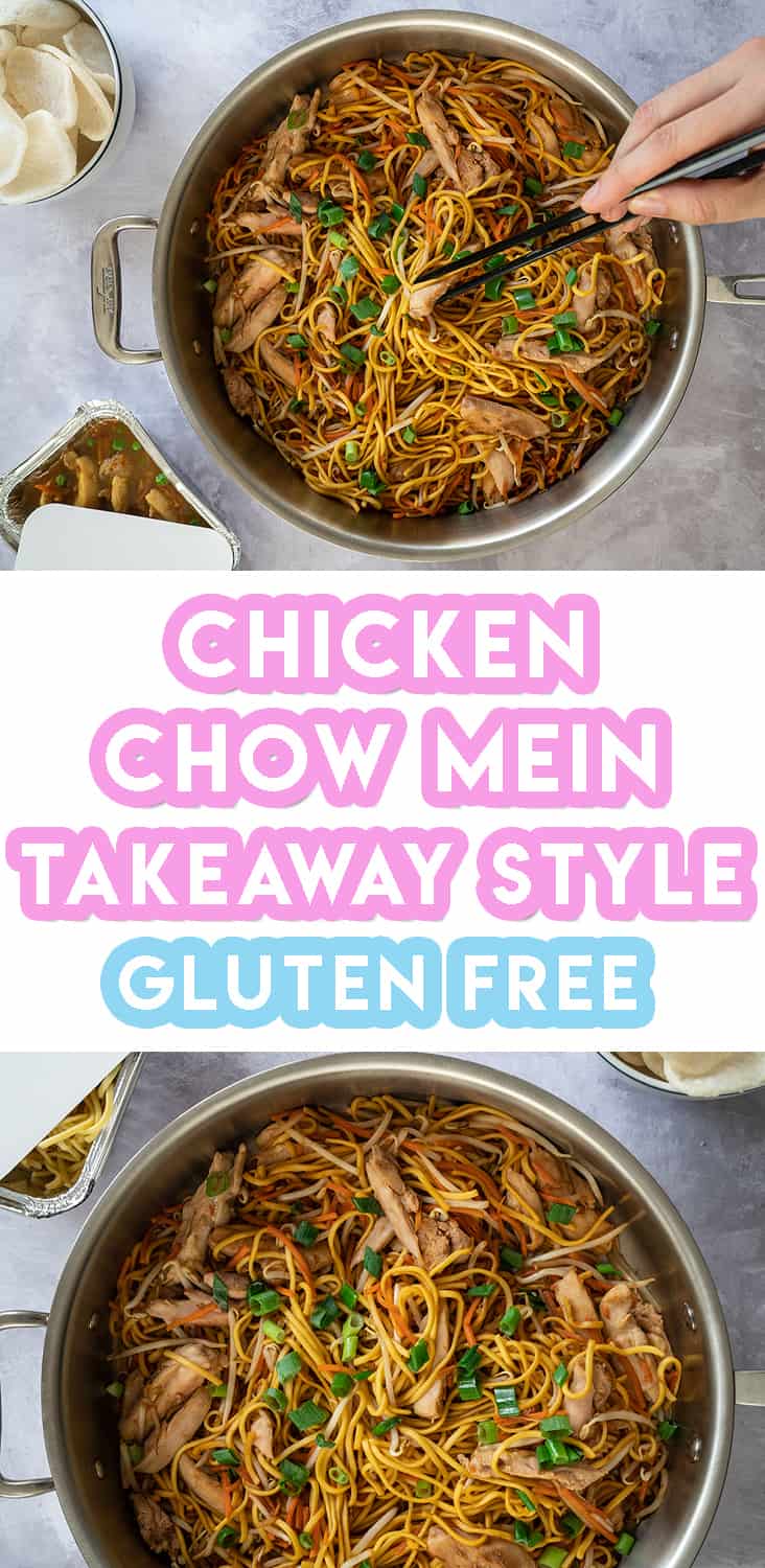 Gluten Free Chicken Chow Mein Recipe (Takeaway style)