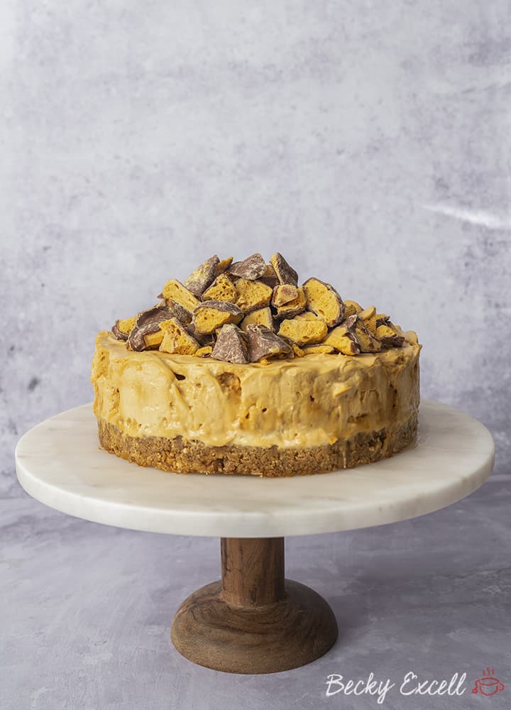 My No-Bake Gluten Free Honeycomb Cheesecake Recipe