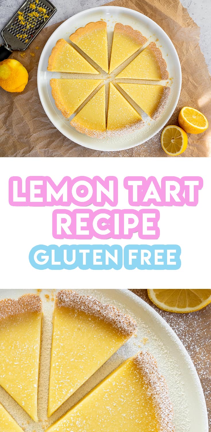 Gluten Free Lemon Tart Recipe with Shortcrust Pastry