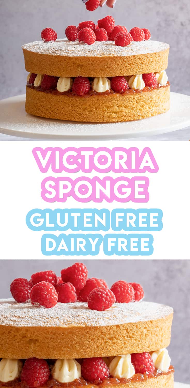 Gluten Free Victoria Sponge Cake Recipe - BEST EVER ...