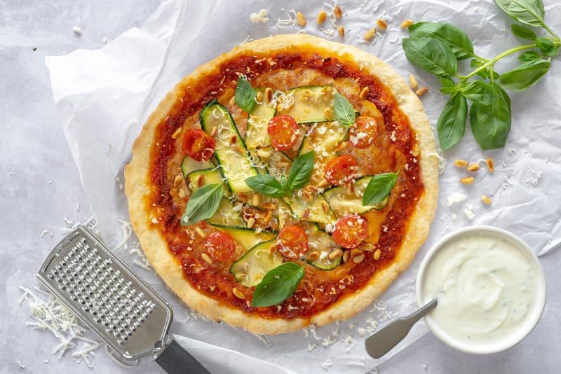 2 awesome ways to top a gluten free pizza base