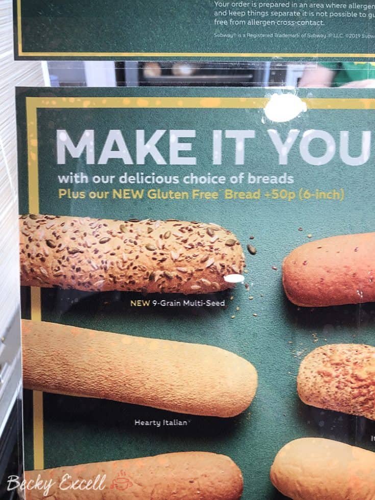 Gluten free bread at Subway 5 things you MUST know before trying it