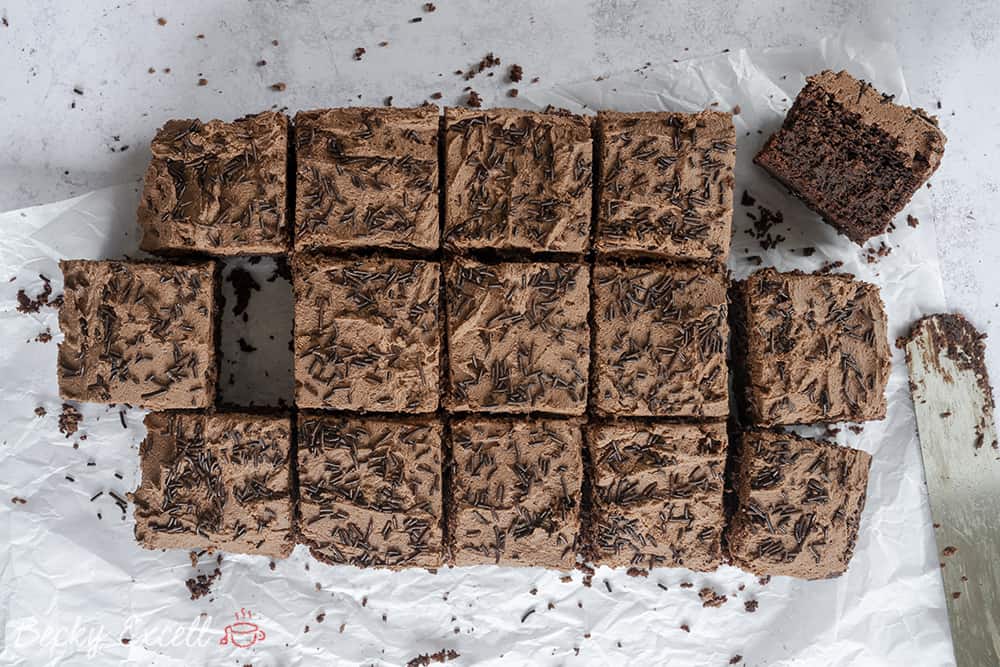 Chocolate Fudge Tray Bake