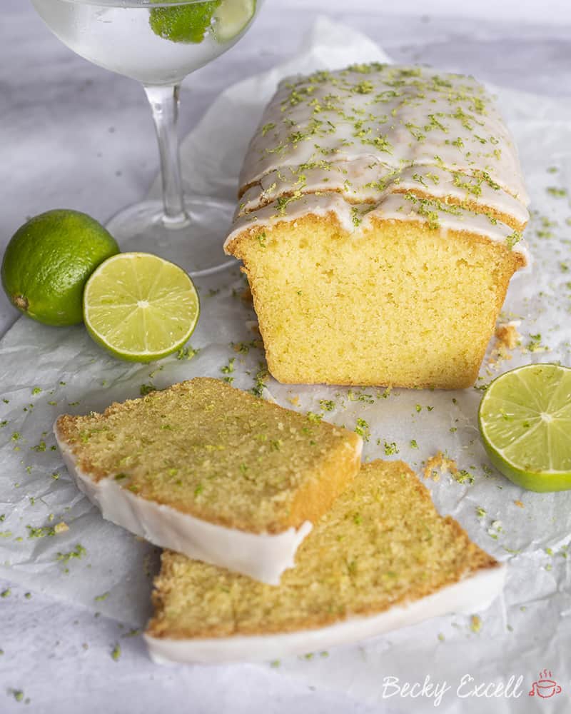 Gluten Free Gin and Tonic Drizzle Cake Recipe (dairy free and low FODMAP)