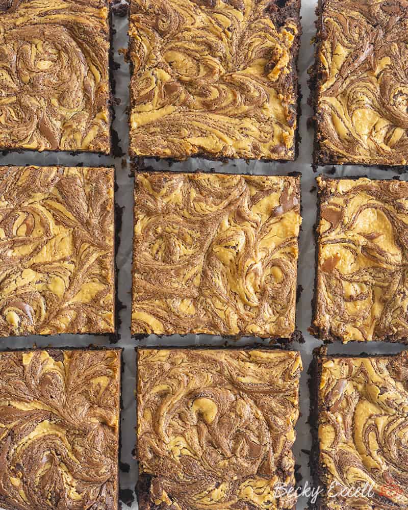 Gluten Free Peanut Butter Brownie Recipe (dairy free and low FODMAP)