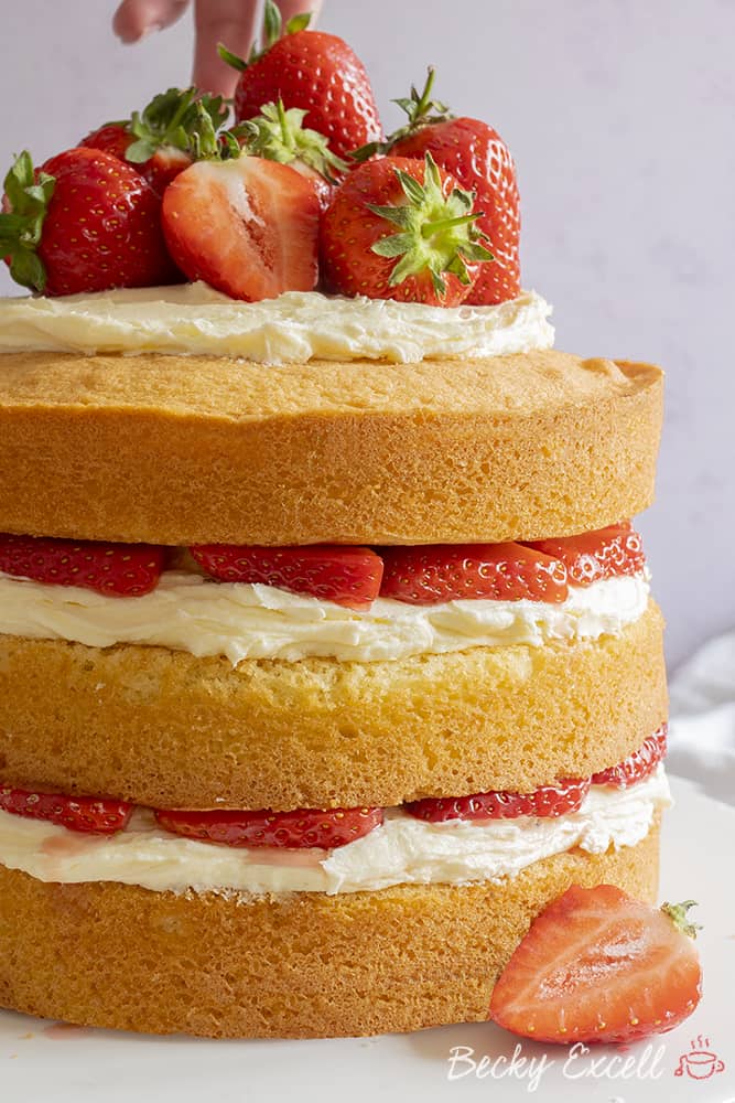 My Gluten Free Prosecco and Strawberry Cake Recipe (dairy ...