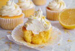 My Gluten Free Lemon Cupcake Recipe (low FODMAP + dairy free option)