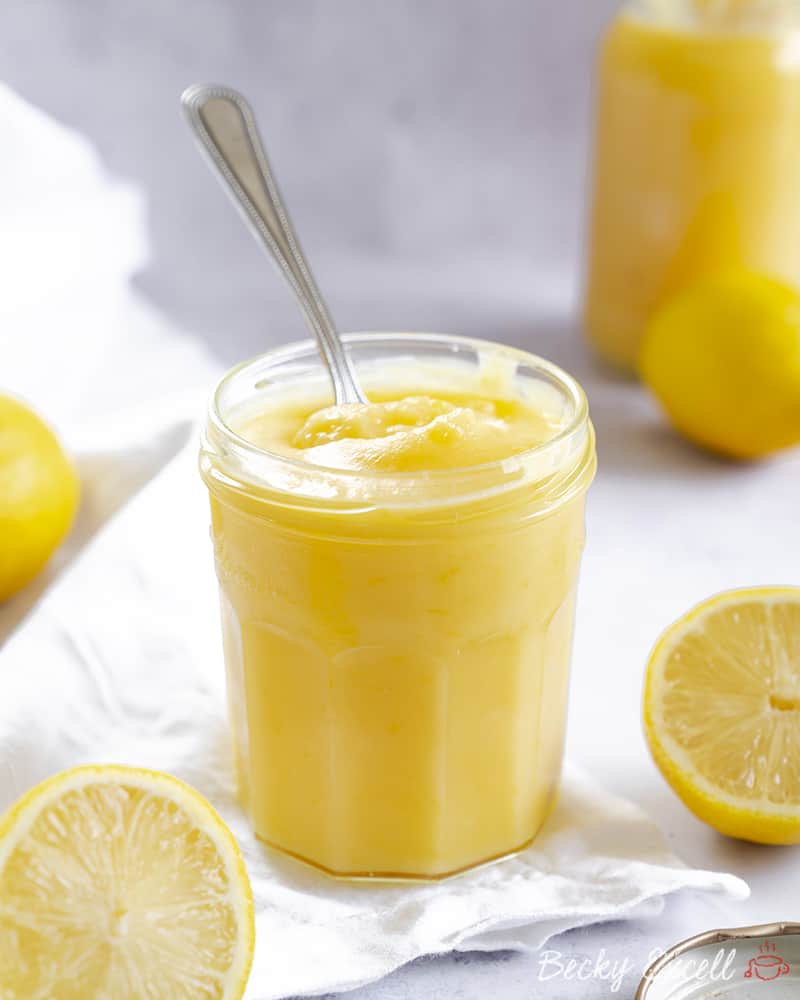 My 4-Ingredient Homemade Lemon Curd Recipe (gluten free + dairy free option)