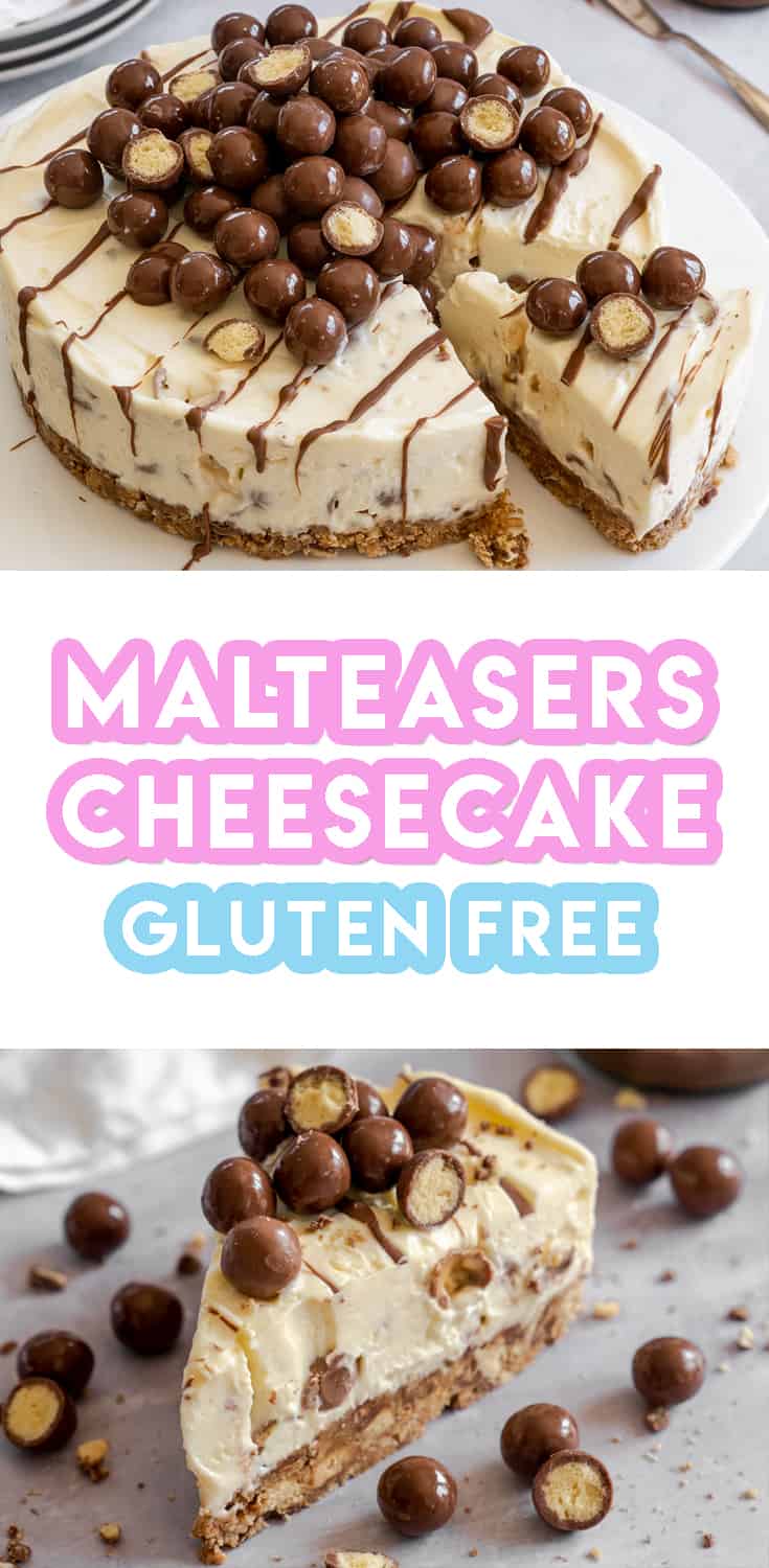 Gluten Free \u0026#39;Malteasers\u0026#39; Cheesecake Recipe (No-Bake) Schar ...
