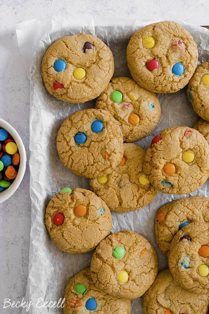 My Gluten Free 'Smarties' Cookies Recipe using Aldi Choc Ums