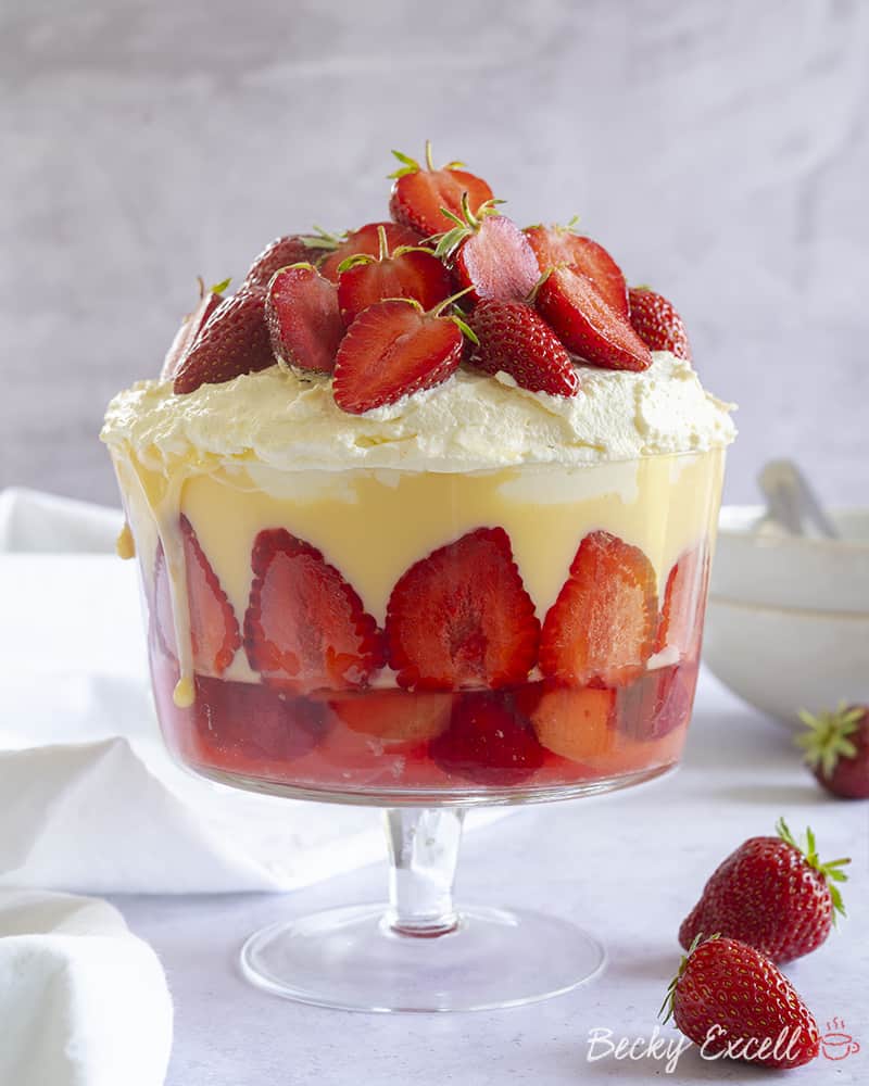 30 Gluten-free Christmas Dessert Recipes You NEED To Make: cheat's trifle