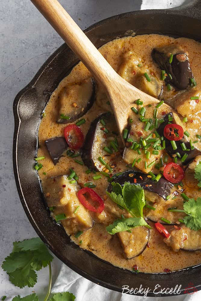 Thai red hot sale curry with eggplant