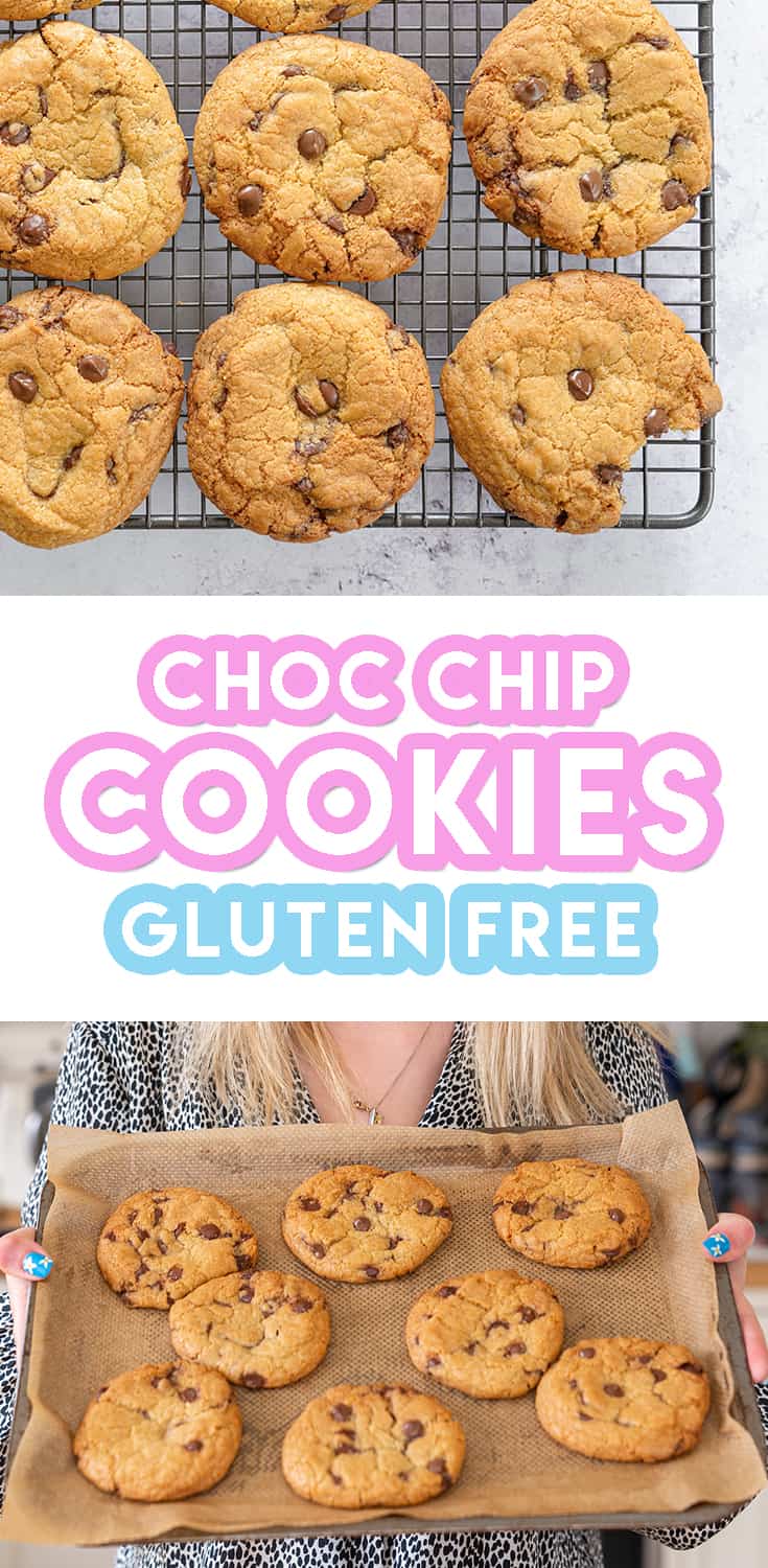The BEST EVER Gluten Free Chocolate Chip Cookies Recipe (dairy free)