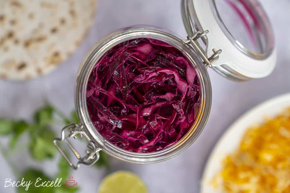 Pink Pickled Cabbage Recipe