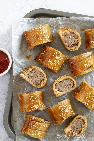 My 5-Ingredient Gluten Free Sausage Rolls Recipe (dairy free)