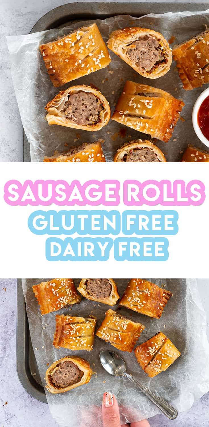 My Gluten Free Sausage Rolls Recipe (dairy free, low FODMAP)