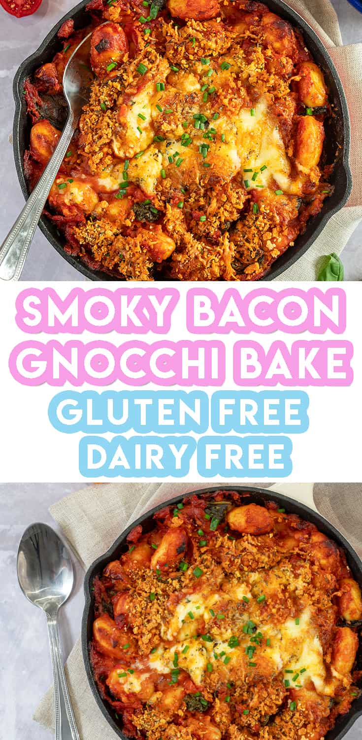 My Smoky Bacon Gnocchi Bake Recipe (dairy free option)