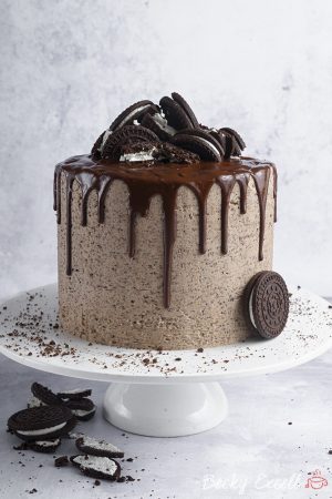 Gluten Free 'Oreo' Drip Cake Recipe (dairy free option)