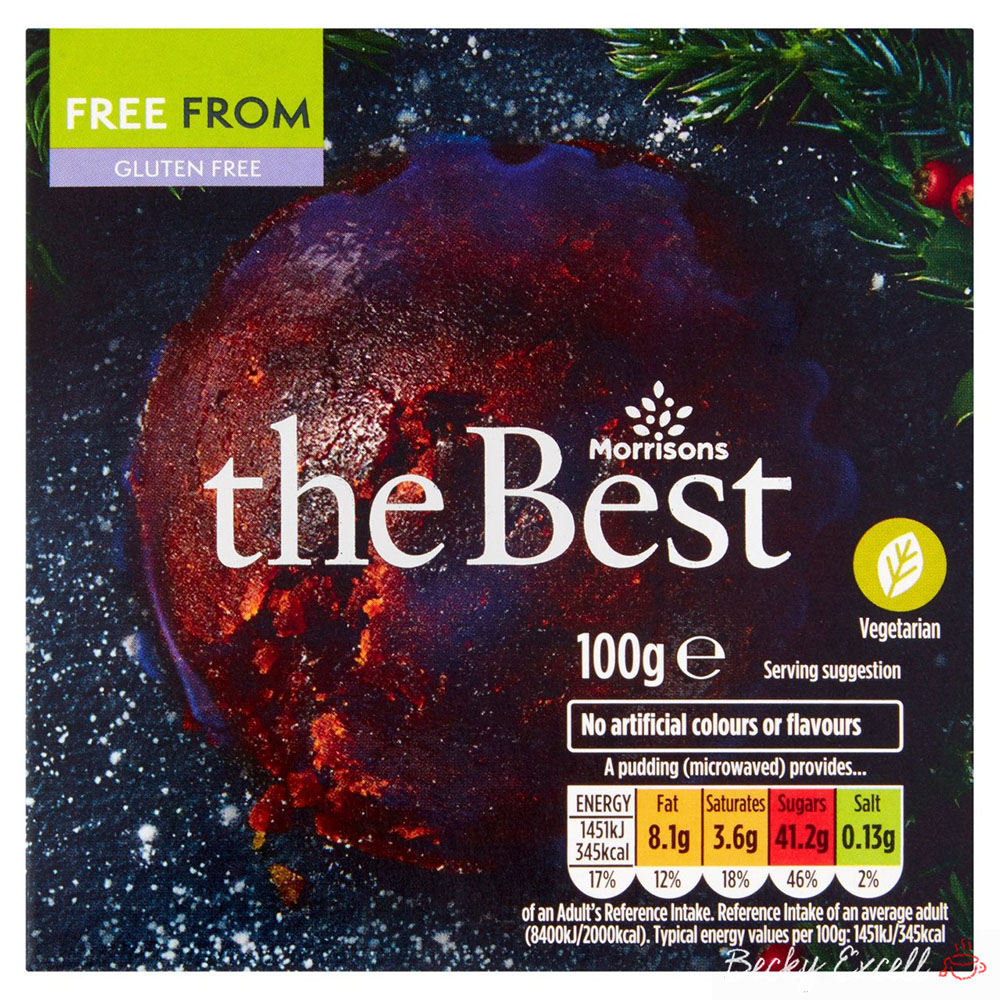 Morrisons gluten-free Christmas products - Christmas Pudding