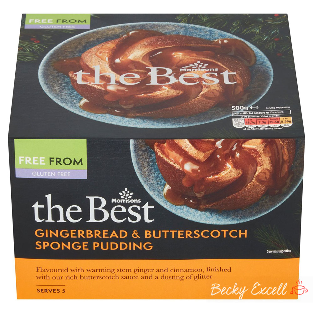 Morrisons gluten-free Christmas products - Gingerbread and Butterscotch Pudding